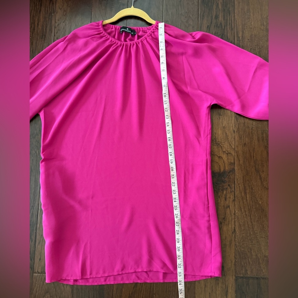 Pomander Place by Tuckernuck Pink Eliza Dress Long Sleeve Mini Length Size XS - Picture 7 of 8
